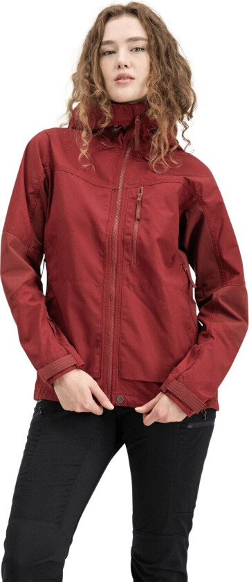 Traverse Ws Jacket, skalljakke dame dark red