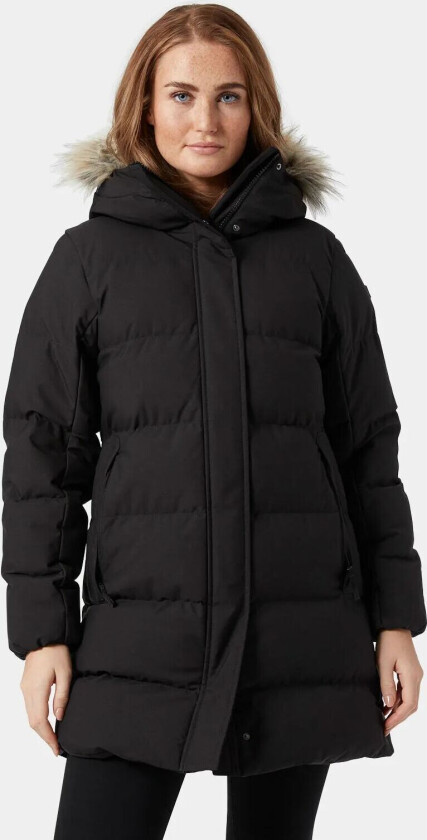 Dame Blossom Bobleparkas Svart XL SvartXL