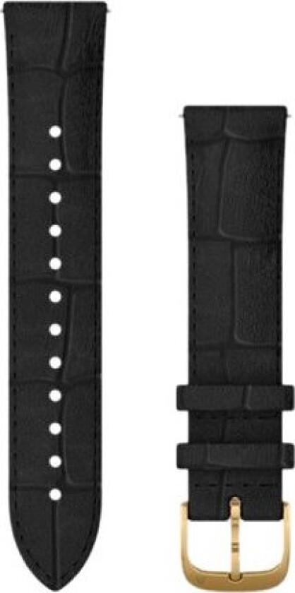 Bilde av Quick Release 20 Leather Svart Svart unisex