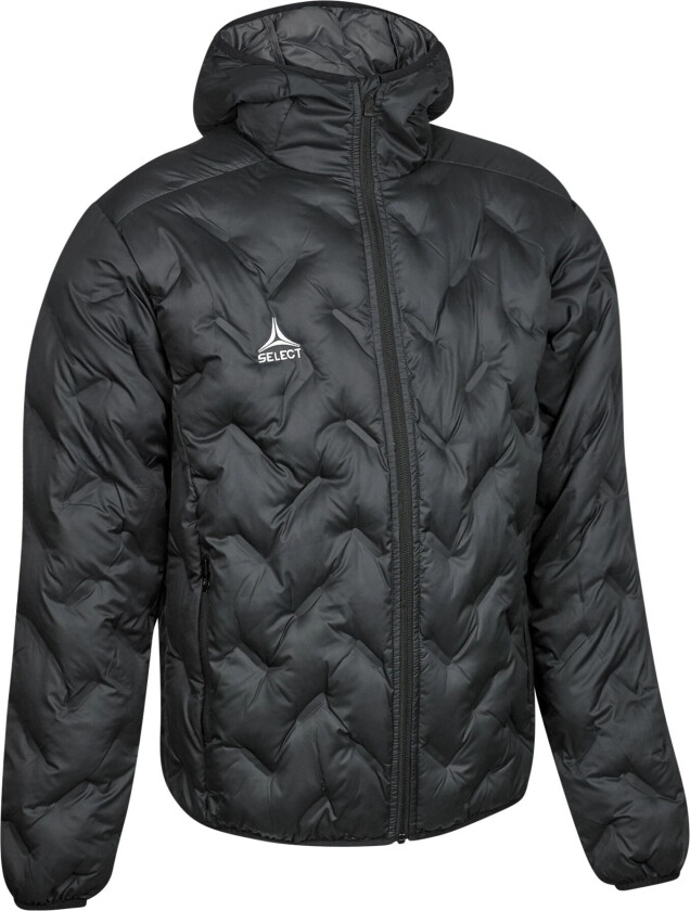 Select Padded jacket Oxford, boblejakke herre BLACK