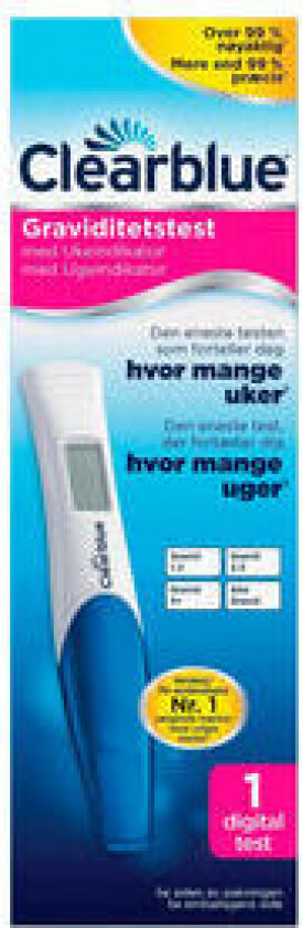 Pregnancy Test With Weeks Indicator, Selvtest