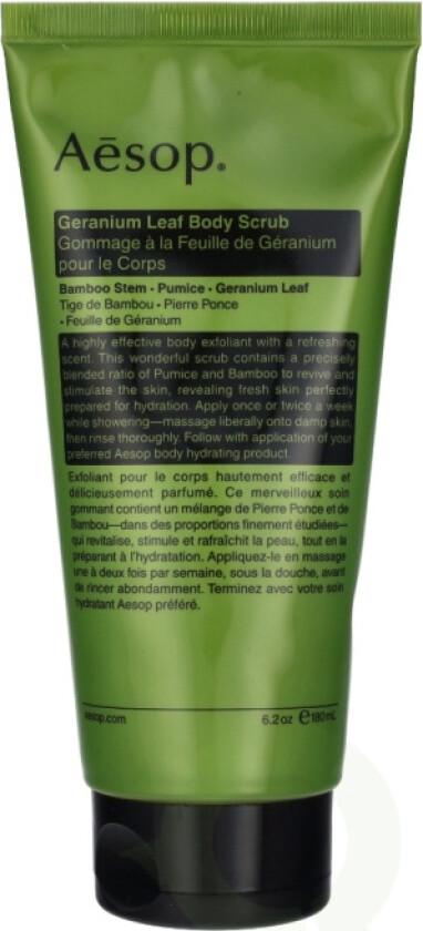 Geranium Leaf Body Scrub 180 ml