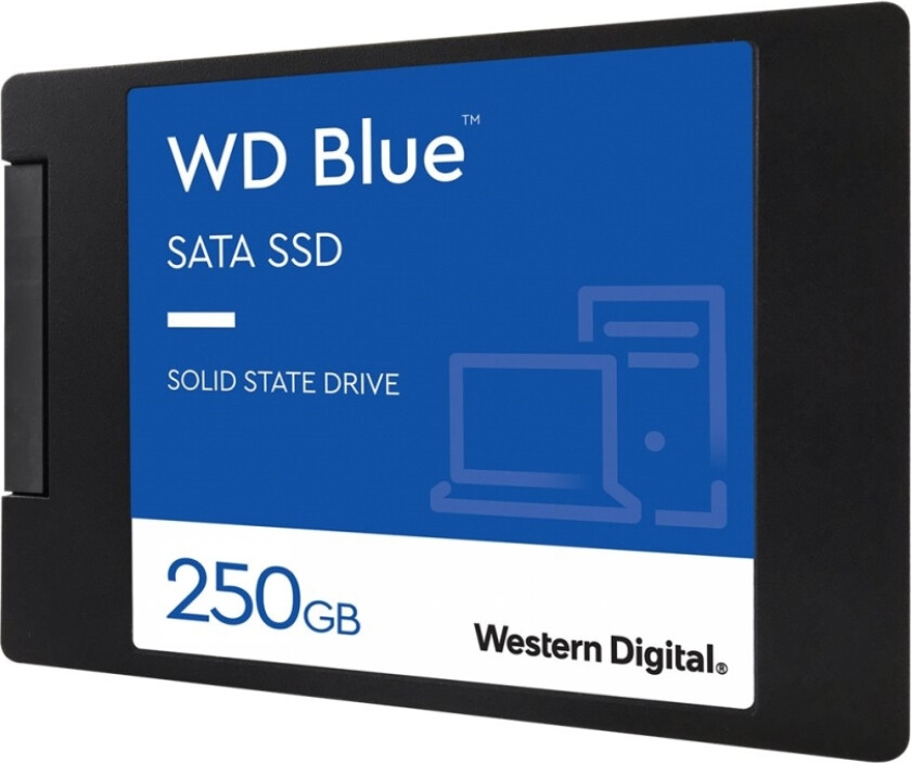 WD Blue 3D-Nand SSD-disk 250 GB