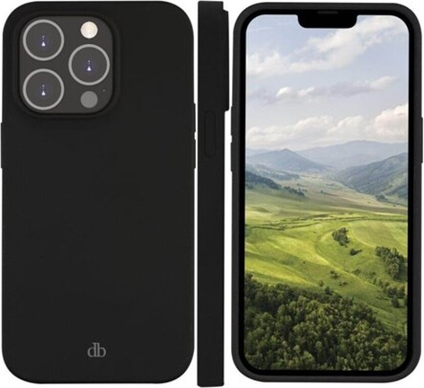 Dbramante1928 Greenland 100 % Resirkulert Plast Iphone 14 Pro Max Nattsvart