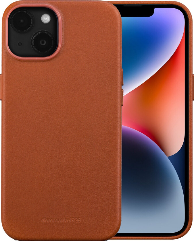 Dbramante1928 Roskilde Magsafe Full-grain Leather Iphone 14 Gyllenbrun