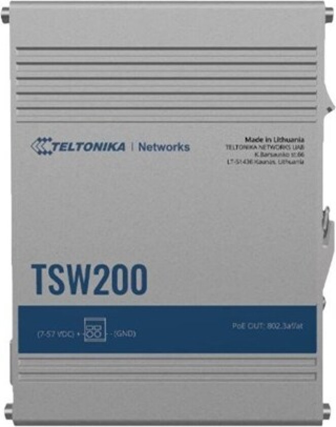 Tsw200 8-porters Poe 240 Watt Svitsj