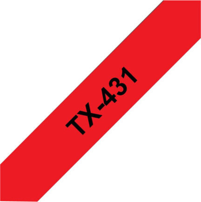 Tape 12mm Tx-431 Svart/r�d