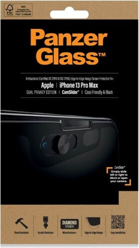 Panzerglass Camslider Dual Privacy Iphone 13 Pro Max