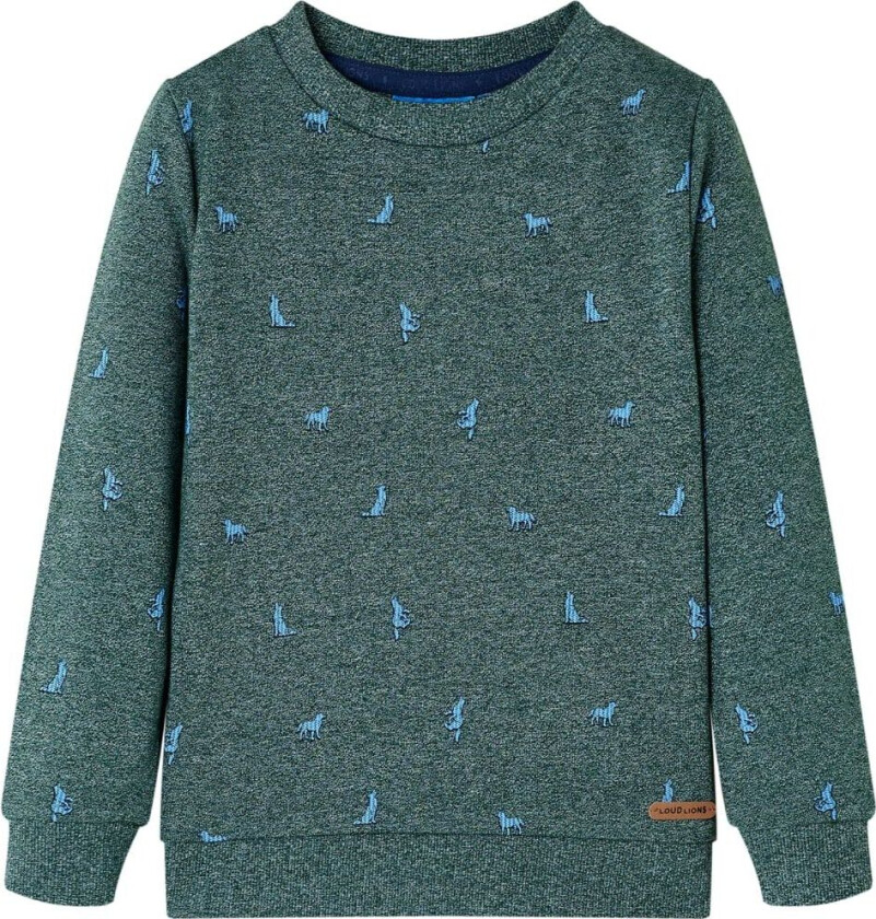 Barnegenser mørkegrønn melert 116