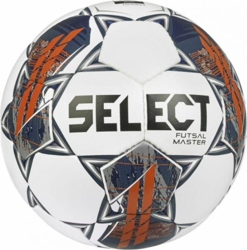 Bilde av Select Fb Futsal Master Grain V22, futsalball WHITE/ORANGE
