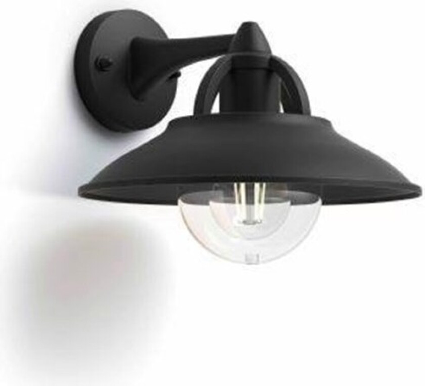 myGarden Cormorant vegglampe utendørs IP44 - Svart