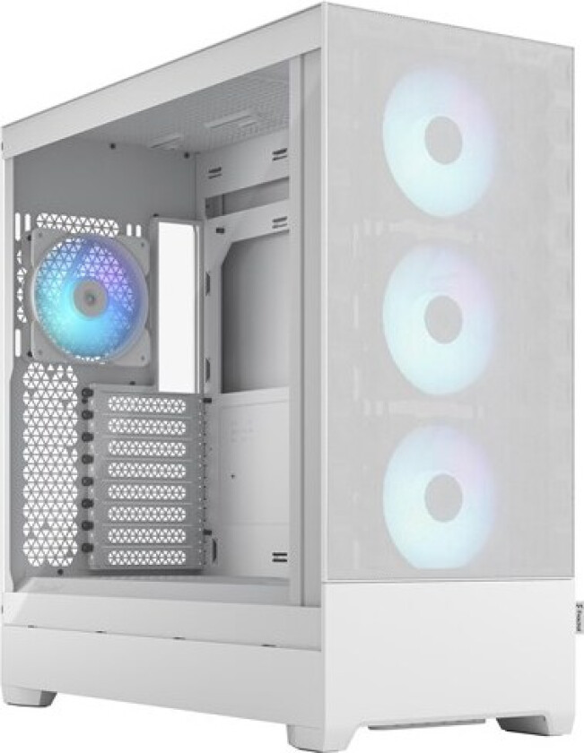 Pop Xl Air Rgb White Clear Glass E-atx Hvit