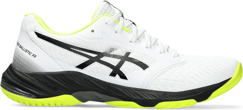 Asics Netburner Ballistic FF 3, hallsko, herre White/Gunmetal