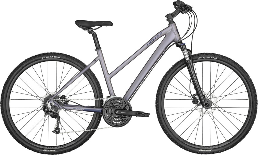 Scott Sub Cross Park Hybrid Bike Lady 23, hybridsykkel, dame Amethyst Silver Dark