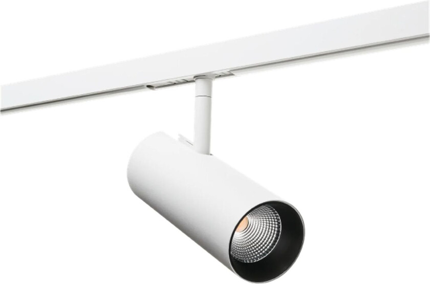 Zip Tube Mini for spotskinne 14W 3000K RA98 Dimbar - Hvit