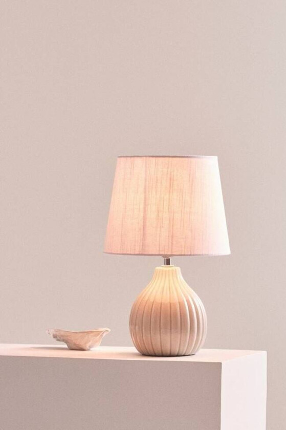 MONDO bordlampe Beige/naturhvit