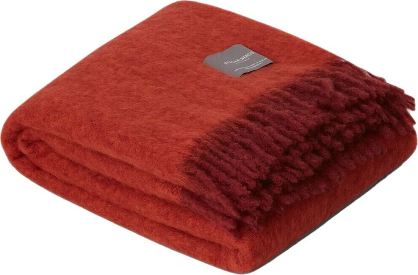Mohair pledd Fired Earth & Jaffa Melange