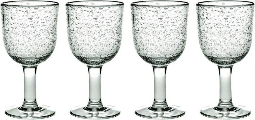 Pure Pascale rødvinsglass 4-pakning Klar Klar