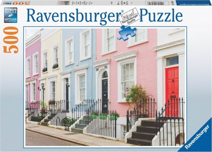 Puslespill 500 Fargerike London Townhouses Ravensb