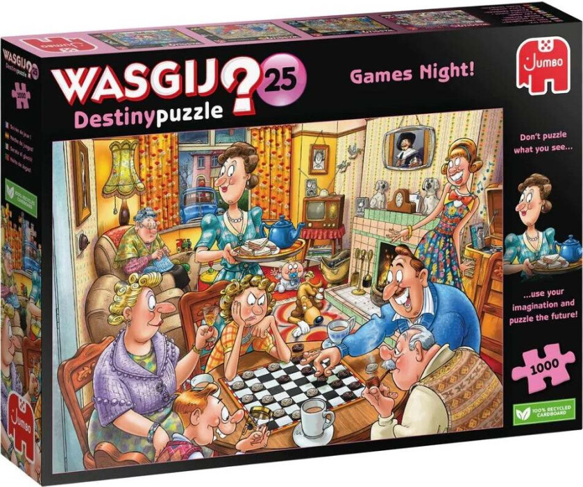 Puslespill 1000  Games Night