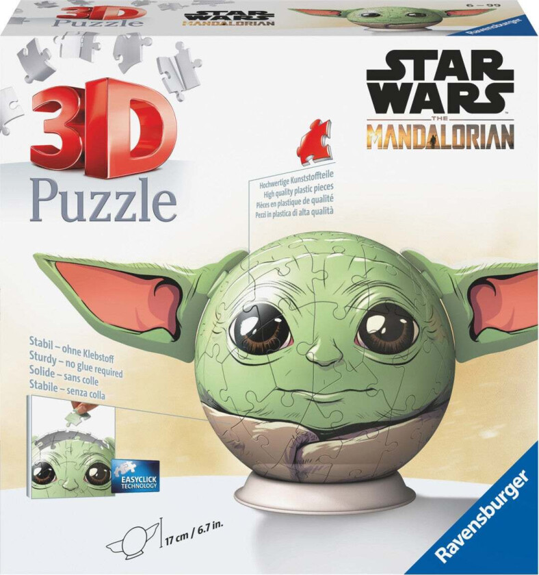 Puslespill 72 Star Wars Yoda med ører