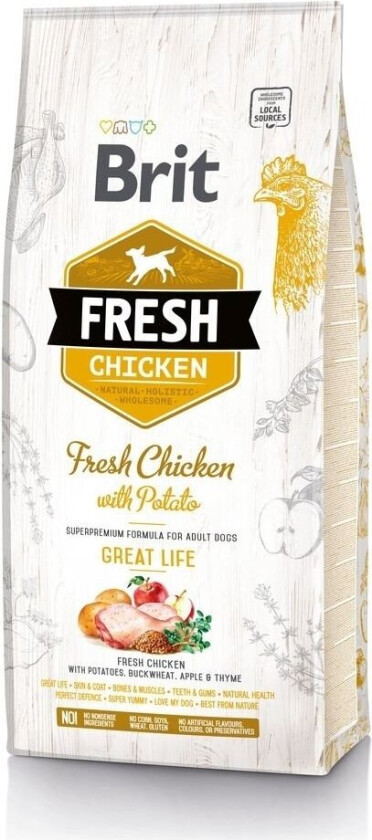 Brit Fresh Chicken with Potato Adult (12 kg)