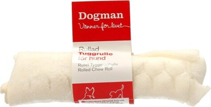 Dogman Tyggerulle Hvit 12,5cm