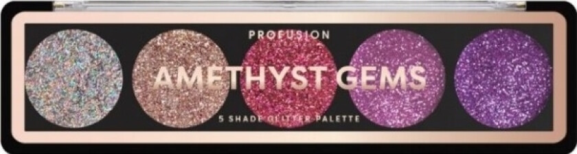 Profusion Profusion Amethyst Gems Eyeshadow Palette Paleta 5 Øyenskygge