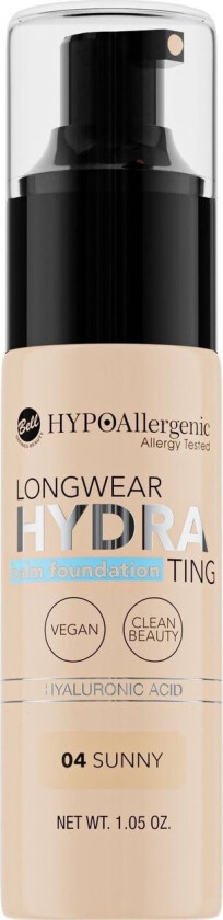 Hypoallergenic Hydrating Face Foundation Nr. 04 Sol