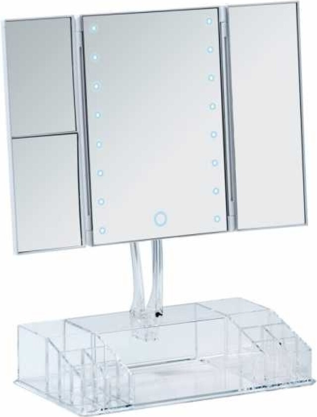 Lusterko Kosmetyczne Wenko Lusterko Kosmetyczne Z Organizerem Fanano Led, Wenko