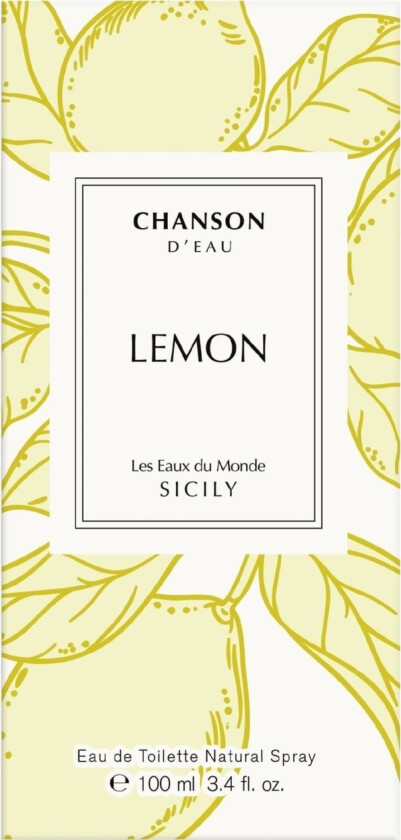 Chanson Lemon From Sicily Eau De Toilette Edt 100 Ml