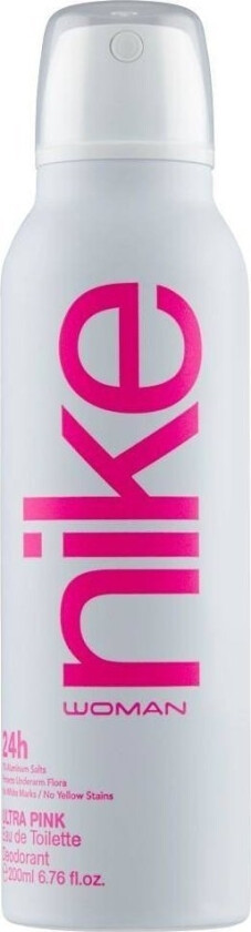 Nike Ultra Pink Woman 24H Spray Deodorant 200Ml