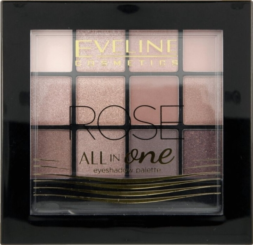 Eveline All In One Eyeshadow Palette Rose Øyenskygger - Palett 12G