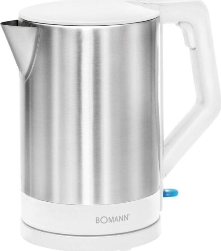 Wks 3002 Cb, 1,5 L, 2200 W, Rustfritt Stål, Hvit, Plast, Rustfritt Stål, Vannivåindikator, Overopphetingsbeskyttelse