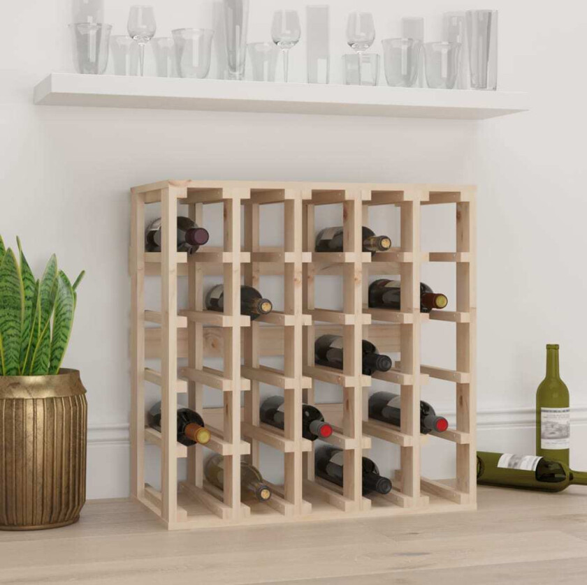 Bilde av Vinstativ 58,5x33x60,5 cm heltre furu