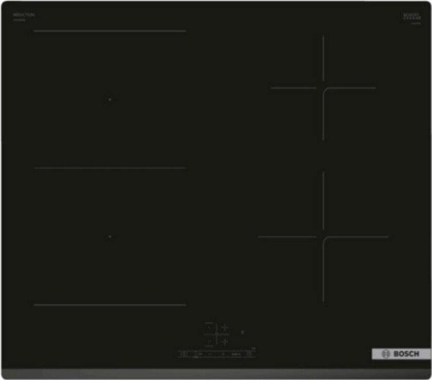 Pvs63kbb5e, Sort, Innebygget, Sonebasert Induksjon, Glass-Keramikk, 4 Zone(S), 4 Zone(S)