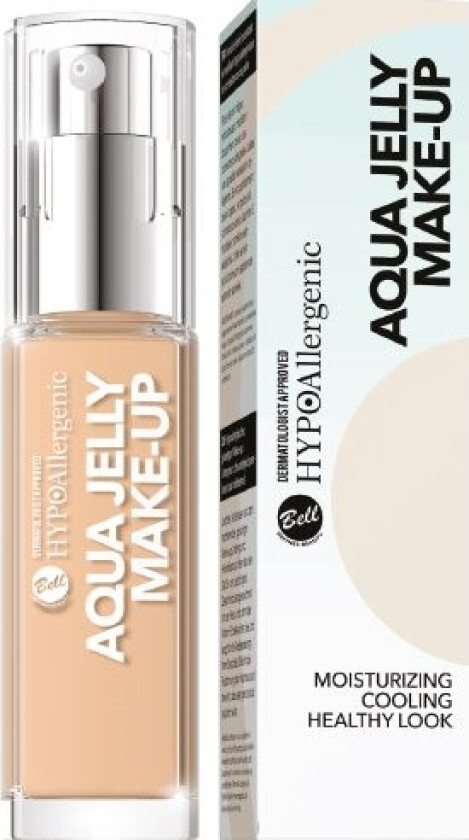Bell Aqua Jelly Make-Uphypallergic Moisturizing And Matting Foundation With The Consistency Of Jelly 02 35Ml