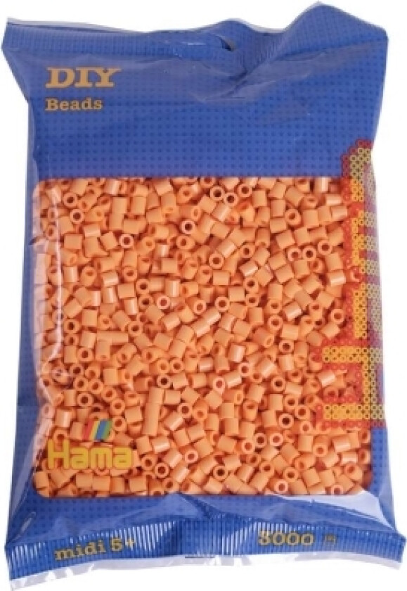 Hama Midi Perler 3000Stk Lys Abrikos