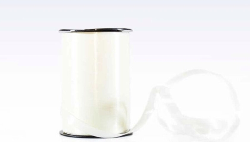 Gavebånd Glat Creme 10Mmx250yds Nr. 21 - (5 Stk.)