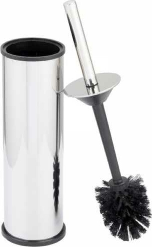 Toalettbørste Med Tett Beholder I Rustfritt Stål Olmedo, Ø 8,5 Cm