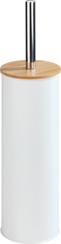 Stativ + Toalettbørste Torton, Matt Hvit Farge,