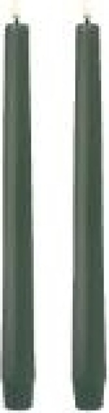 Led Stagelys Uyuni Ø2.3Xh25.2Cm Uden Fjernbetjening Oliven Grøn,2 Stk/Pk