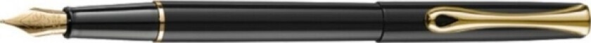 Diplomat Diplomat Traveller Fyllepenn Sort/Gull F