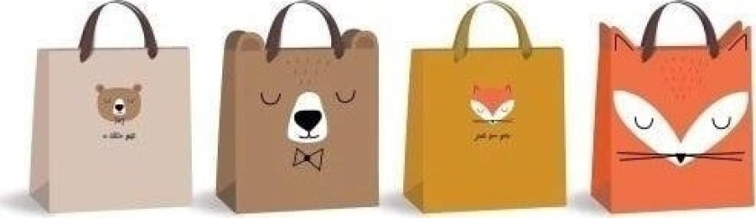 Interdruk Liten Gavepose Med Håndtak Bb Friends Mix