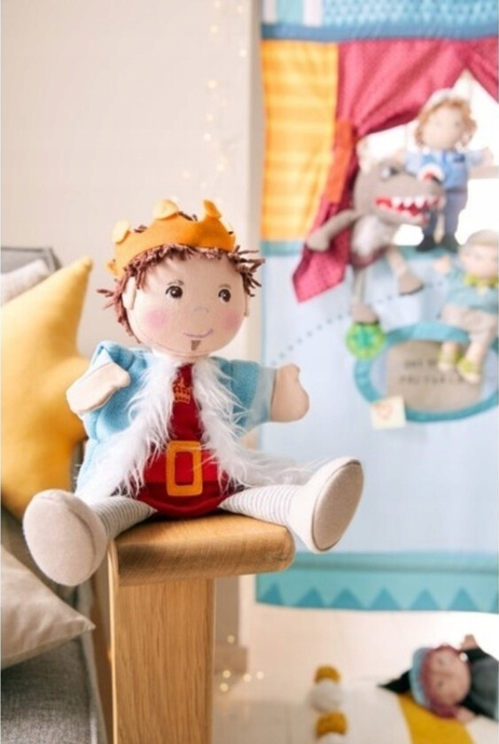 Haba Hand Puppet Prince Emir, Play Figure (30 Cm)
