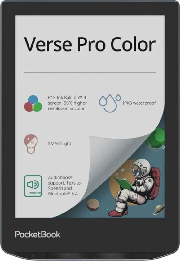 Ebook Pocketbook Verse Pro Color 634 6" E-Ink Kaleido 3 16Gb Wi-Fi Stormy Sea
