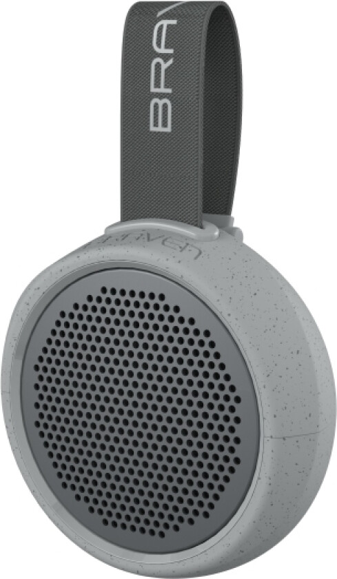 Brv-105, 6 W, Trådløs, Bærbar Monohøyttaler, Grå, Sjokkresistent, Ip67