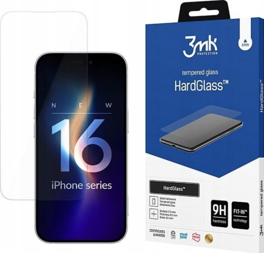 3Mk Apple Iphone 16 Plus - 3Mk Hardglass