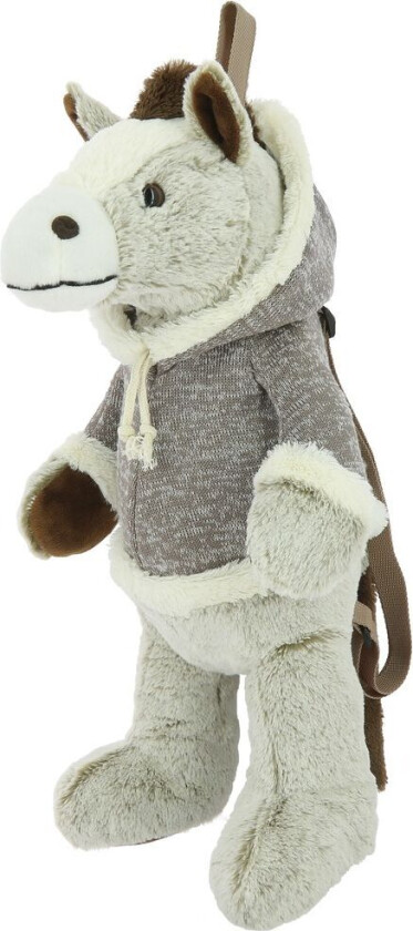 EQUI-KIDS Ryggsekk, Hest Chiné Beige - 50 cm