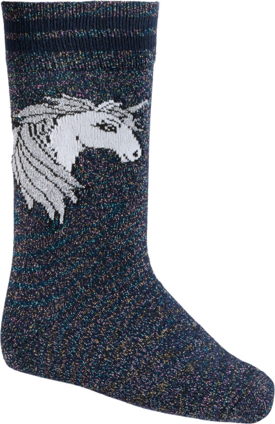 KIDS Lia Glittersokker Navy (28-32)